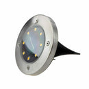Solar Powered Ground Lights, 8 LED Solar Path Lights Outdoor Waterproof Gar