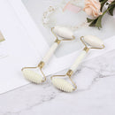 Ladies Natural Rose Quartz Facial Neck Body Jade Stone Roller Face Massage T Nw