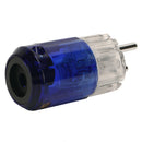 P-037E Platinum Plated Male EU Power Plug Connector C037 IEC Plug Newest Useful