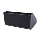 Home Office Wooden Struction Leather Multi-function Desk Stationery Organiz N5I3