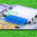 1 to 8 SC-UPC Connector Inserted PLC Fiber Optic Optical Splitter Module