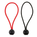 2x Ball Bungee Cord Elastic String Canopy Tarp Tie Down Straps Tent Fix Rope