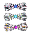 3pcs Butterfly Rhinestone Hair Clip DIY Crystal Bowknot Barrettes (Style 3)