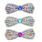 3pcs Butterfly Rhinestone Hair Clip DIY Crystal Bowknot Barrettes (Style 3)