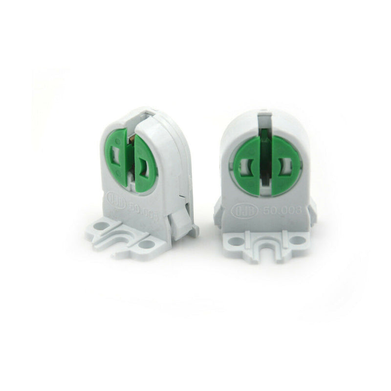 2pcs T5 Base Fluorescent & LED Tube Lamp Holder Socket Snap-In M&O