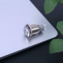 16mm 12V Red LED Momentary Push Button Metal Switch Car Boat Speakers Horn