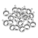 100x European Jewelry Connector Bails Beads fit Necklace Bracelet Pendant