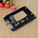mSATA to SATA Adapter Mini SATA SSD to 2.5 inch SATA III 22-Pin Converter