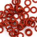 50 Pcs Red Silicone O Ring Seal Washers 10mm x 6mm x 2mm  3C