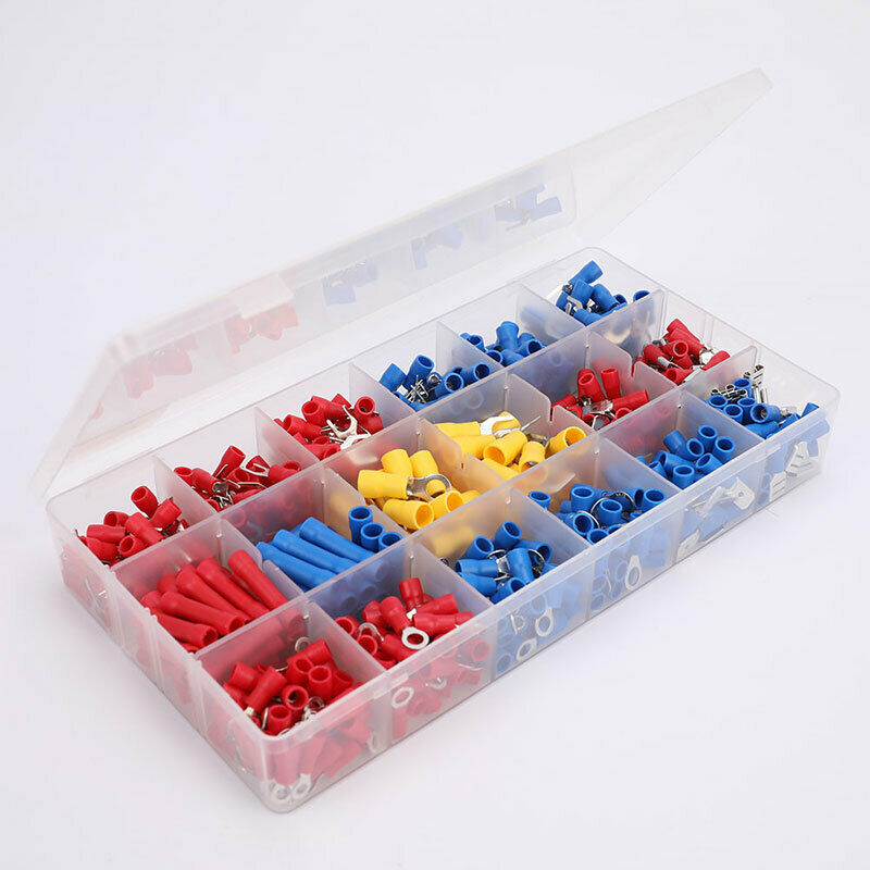 520PCS Insulated Electrical Wire Splice Terminal Spade/Crimp/Ring Connector  Hn