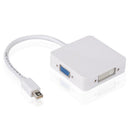3 in1 Thunderbolt DP Display port to HDMI DVI VGA Adapter Cable for MacBook  Z