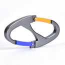 8 Shaped Carabiner Keychain Snap Clip Hook Hiking Buckle Outdoor Camping Too Gw