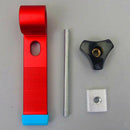 2 x Aluminium Alloy Clamping Blocks 63 X 40mm Steel Right Angle Try Square Ruler