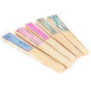 Chinese Folding Silk Pocket Flower Hand Fan Wedding Dance Party Color Random OZ