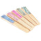 Chinese Folding Silk Pocket Flower Hand Fan Wedding Dance Party Color Random OZ