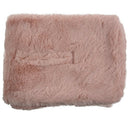 Women's Faux Rabbit Fur Scarf Autumn Winter Scarves Pink