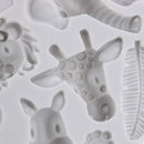 Forest animal mould silicone molds woodland animals cake decorative mold tJC3C