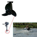 2 Leaves Electric Trolling Motor Replacement Propeller With Bolts, Prop Pins