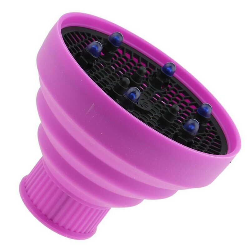 Universal Collapsible Nano silica gel Hair Dryer Blower Diffuser Hairdressi F4I4