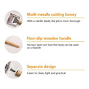 Stainless Steel Bee Hive Uncapping Honey Fork Scraper Shovel Food Degree Be