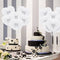 50Pcs Pocket Paper Fans Folding Handheld Fan Heart Shape For Wedding Party  V8P8