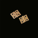 20pcs Mini Brass Plated Hinge Small Decorative Jewelry Cigar Box Hinges JR