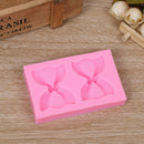 Bow-knot Silicone Fondant Mold Bake Cake Border Decor Sugar Icing Paste Mould M&