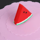 Cartoon Fruit Dustproof Reusable Silicone Cup Cover Seal Lid (Watermelon) A
