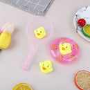 5 Pcs/Set Mini Baby Children Bath Toys Cute Rubber Duck Fishing Net Shower Ga BX