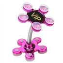 Magic Suction Cup Phone Stand Double-Sided Sucker Mobile Bracket (Rose Red) A