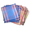 12 Mixed Pack Womens Classic Soft Handkerchiefs Plaid  Square Kerchief