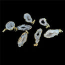 1pc Natural Druzy Rock Crystal Pendant Necklace Quartz Agate Geode Stone Gems