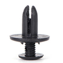 50Pcs 8 mm Auto Car Bumper Fender Retainer Push Black Plastic Clips Fasteners LJ