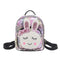 Women Rabbit Sequin Backpacks Girl Travel Shoulder School Bags (Multicolor)