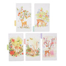 5pcs Plastic Divider Tabbed Paper Notebook Planner Filing Organizer A6