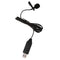 Professional Tie-clip Lavalier Lapel USB Microphone Mic Black For Laptop