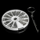 1000PCS Small 12 Kinds of Stainless Steel Screw Nuts Electronics Assortme PGS