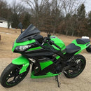 Motorcycle Windshield Windscreen Double Bubble for Kawasaki Ninja 300 EX300 N8G7
