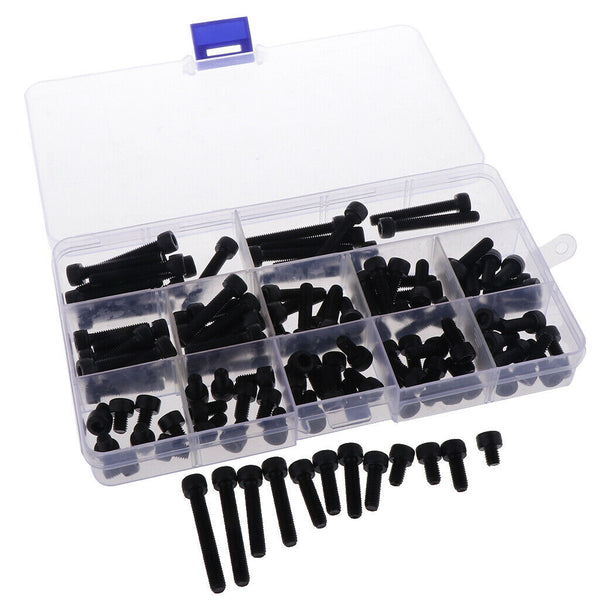 Black-force 12.9 Screw Alloy Level Hexagon Steel Plug Head Cap Screws M5 Series