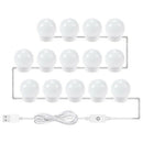 Led Vanity Mirror Lights Kit With 14 Dimmable Light Bulbs For Makeup Vanity