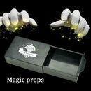Magic Props The Secret Box Magic Black Pull Box Magic Toys Kids Tool AU Tri D0D7