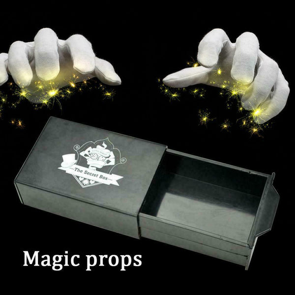 Magic Props The Secret Box Magic Black Pull Box Magic Toys Kids Tool AU Tri D0D7