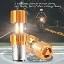 DC 12V H6 BA20D COB LED Motorcycle Motorbike Headlight Bulb Headlamp White