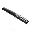 Carbon fiber barber comb in high gloss 18,2x3cm Black V8F3