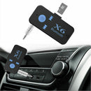 Pro X6 Wireless USB Mini Bluetooth Stereo Audio Music Car Adapter Mic
