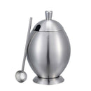 Seasoning Bowl Spice Storage Container Condiment Jars with Spoon Stainless