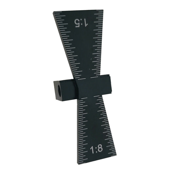 2 Pcs Dovetail Marker, Hand Cut Wood Joints Gauge Dovetail Guide Tool with