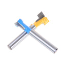 2Pcs 1/4'' Shank T-Slot Cutter Router Bit Set for 3/8'' & 1/2'' Hex Bolt BX
