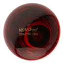 Glass Pet Heating Infrared Lamp Winter Heat Emitter Lamp Bulb E27 Red 75W