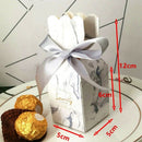 30Pcs Green Paper Candy Chocolate Boxes Gift Bag Wedding Gift Box Baby Show